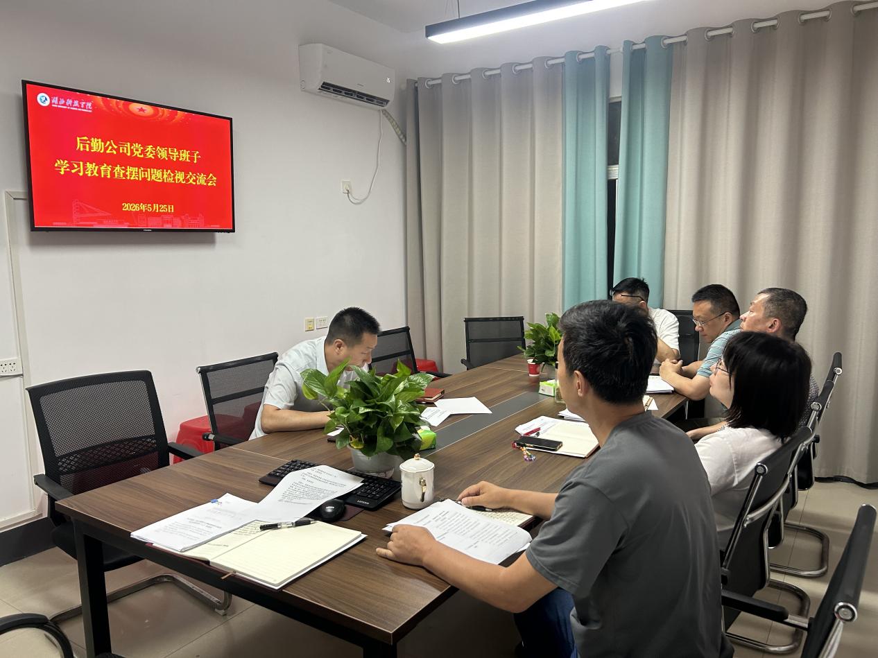 后勤公司党委召开树立和践行正确政绩观学习教育查摆问题检视交流会